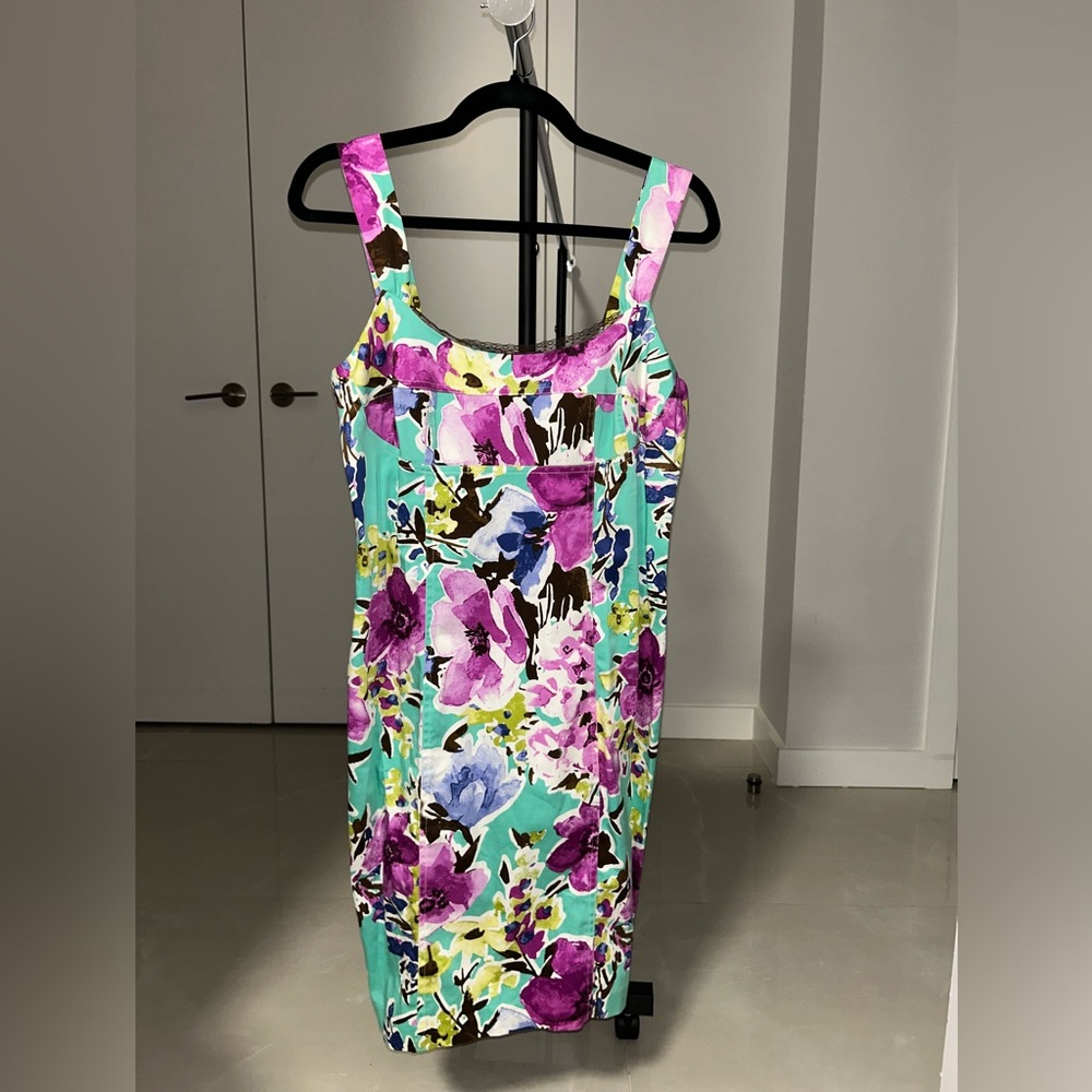 BCX Teal Sleeveless Mini Sundress